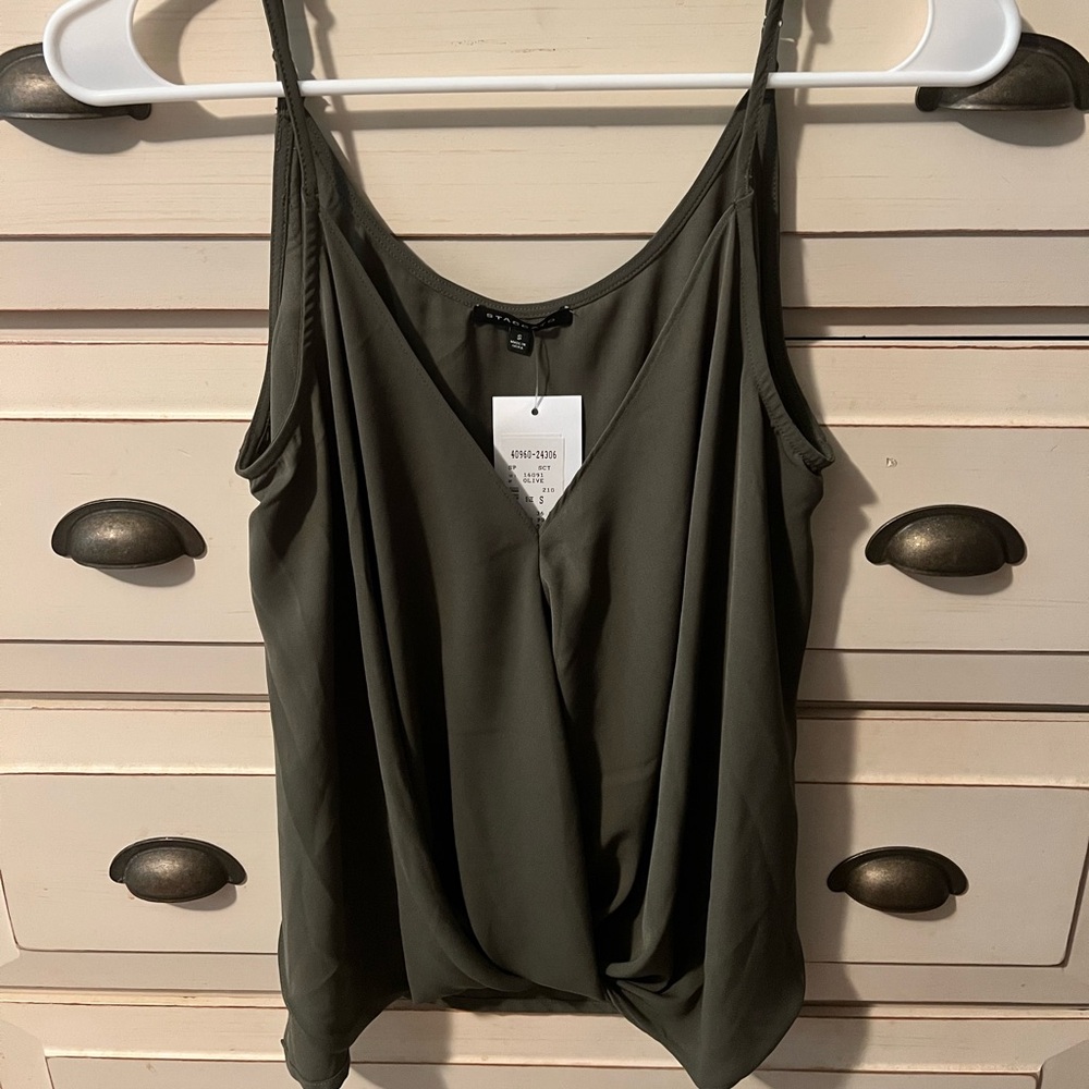 Hunter Green Flowy Tank